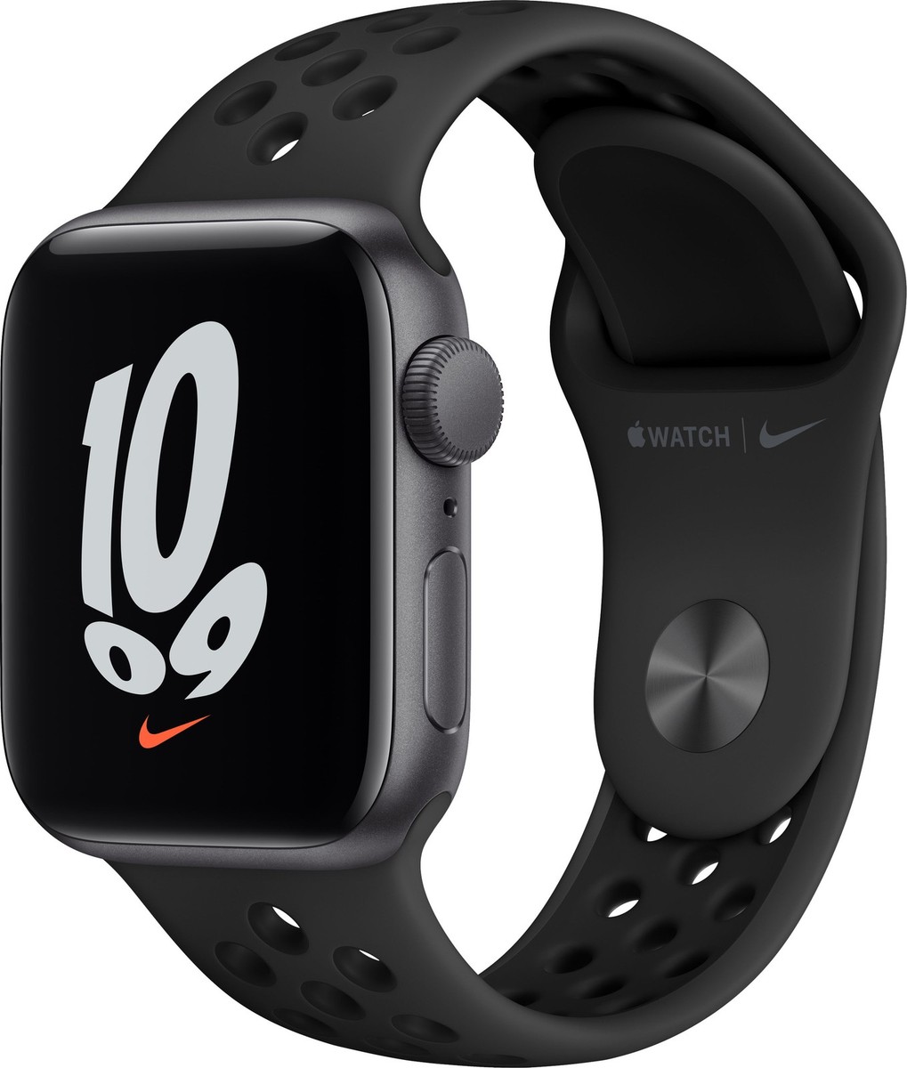 Apple Watch Nike SE 第1世代/GPS/40mm/A2351/スペースグレー〈MKQ33J/A〉 (1) Apple Watch SE Nike 40mm Gray Aluminum Case Smartwatch MKQ33LL/A