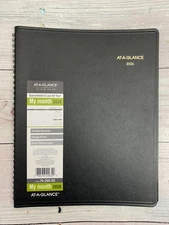2026 At-A-Glance 70-260-05 Monthly Appointment Planner 15 Month 9 x 11 Black NEW