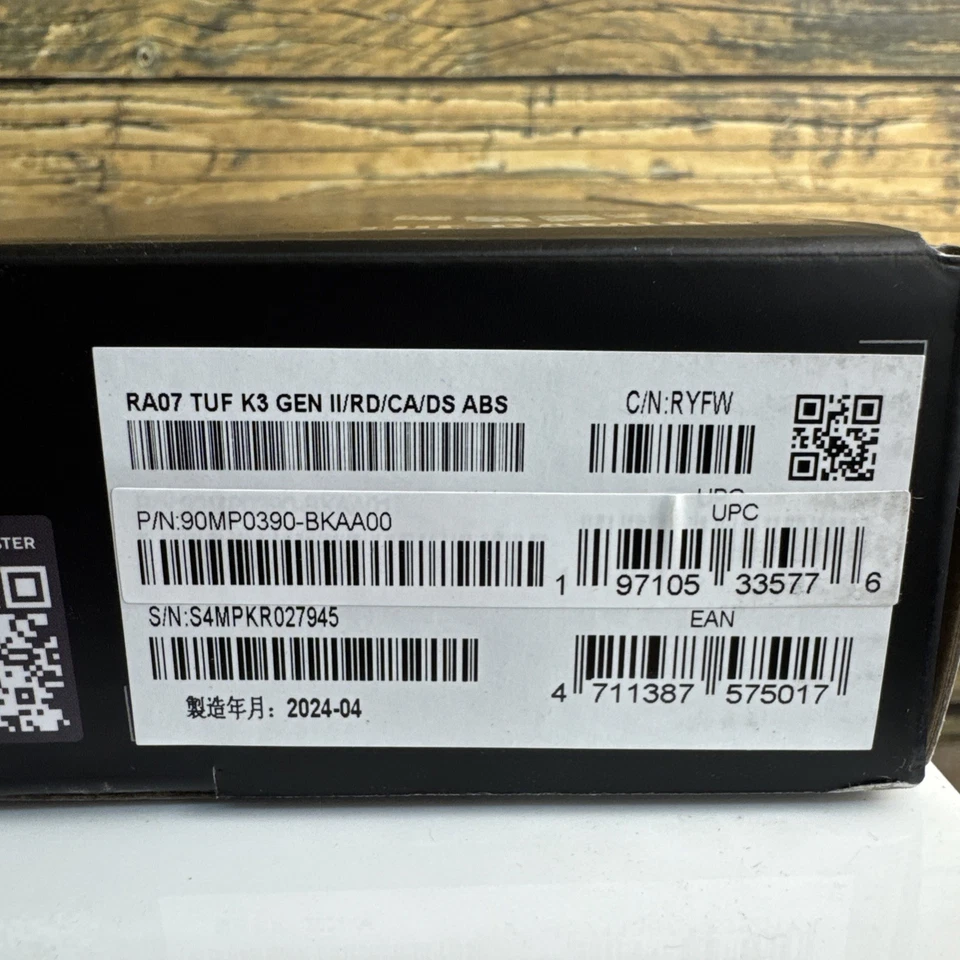 ASUS TUF Gaming K3 Gen II Optical-Mechanical RGB Keyboard - Image 4 of 4