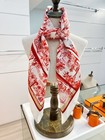 Hermès Boulevard: Red Silk Square 35x35in NO BOX! — photo 3