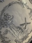 Delft Style Blue White Windmill Wall Plate Signed M. Walter Wall Decor — photo 2