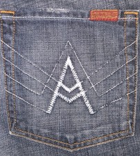 Womens 7 For All Mankind Jeans A Pocket Size 31 Denim