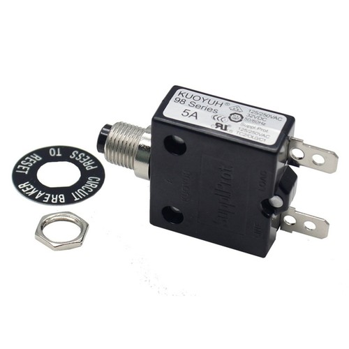 KUOYUH Circuit Breakers 98 & 98H Series 3-80A 125/250VAC 32VDC-50VDC (1pcs) - Picture 16 of 154