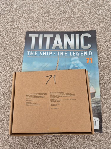 Hachette Models 1/200 HACHETTE NEW VERSION BUILD THE TITANIC MODEL THE SHIP THE LEGEND ...