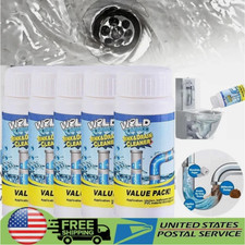 1 5x Wild Tornado Powerful Sink Drain Cleaner High Efficiency Clogging Cleaner