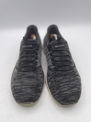 Skechers Relaxed Fit Memory Foam Athletic Shoes Women's Sz 9 Black Slip-On - Picture 2 of 7