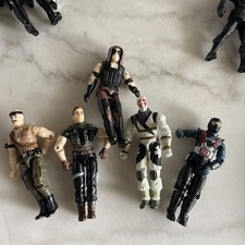 Lot of 5 HASBRO GI JOE 1990s -2004 3 3/4 Acti...
