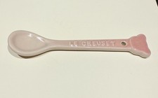 Le Creuset Baby Spoon Milky Pink Bear Shape Rare Infant Toddler Shower Gift