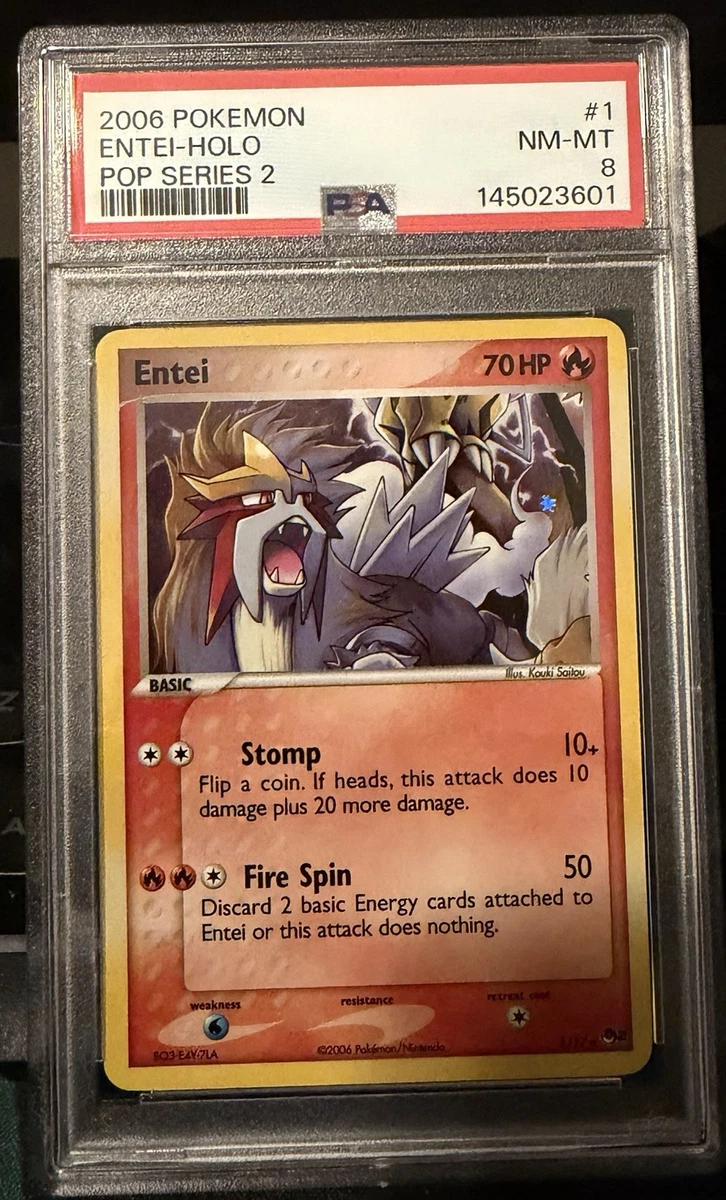 Entei Pokémon TCG Professional Sports Authenticator (PSA
