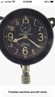 Sonia Italian Military Aeronautical Cockpit Clock. WW2.