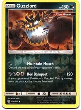 Guzzlord 136/236 Rare Cosmic Eclipse Pokemon Reverse Holo