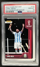 2022 Panini Instant FIFA World Cup Qatar Lionel Messi #132 Argentina PSA 10