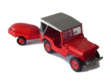 Jeep Willys + motopompe Pompiers SOLIDO