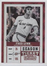 2017 Contenders Draft Picks Season Variation Diamond Ticket 2/15 Fred Lynn 0c2