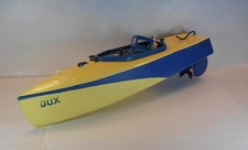 DUX Blechspielzeug Speed Boat Länge 38cm Uhrwerkantrieb Prototyp ? #3355