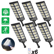 Commercial 1000000LM LED Outdoor Dusk to Dawn Solar Street Light Road Area Lamp.