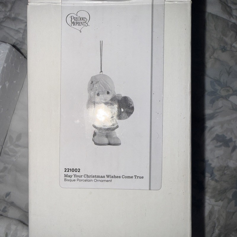 Precious Moments May Your Christmas Wishes Come True Girl Ornament - 221002