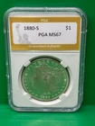 1880-S Morgan Silver $1 High-Grade