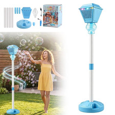 Light Up Bubble Torch Garden Lamp Rechargeable Bubble Machine with Music