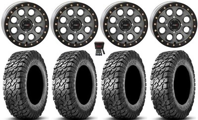 System 3 SB-7 15'' Wheels Ti (4+3) 30'' Predator Tires Textron Wildcat XX
