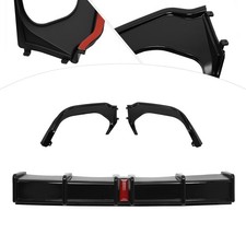 For 2018-2022 Honda Accord Sedan 4-Door Rear Bumper Diffuser Lip Spoiler & Light