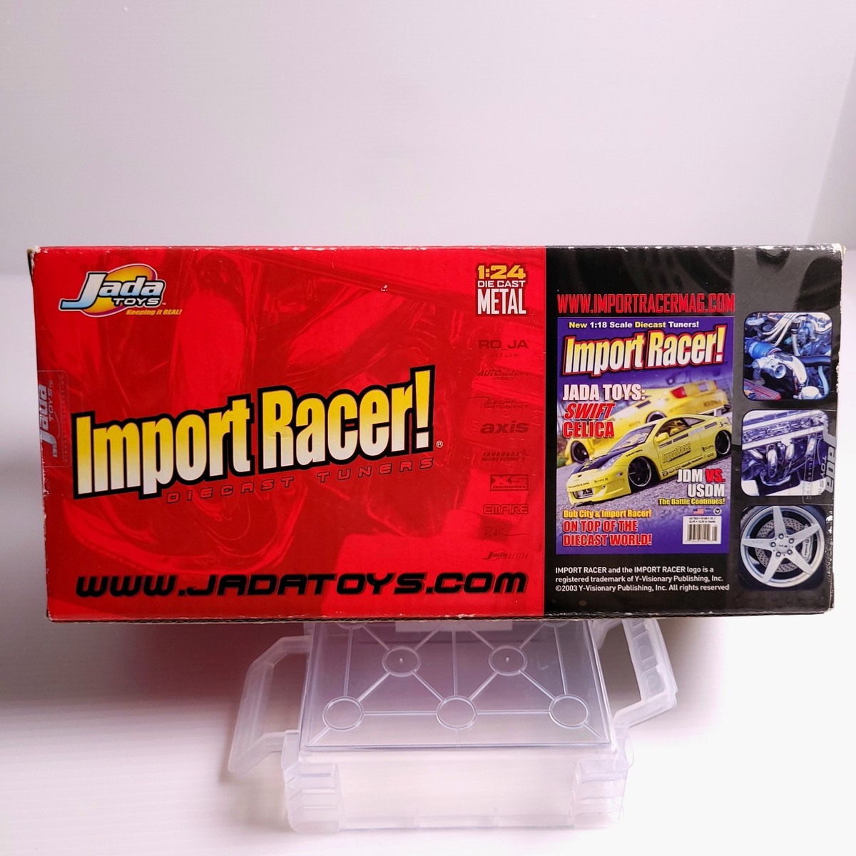 Jada Toys Import Racer Toyota Supra Orange 1/24 Scale Die Cast NIB