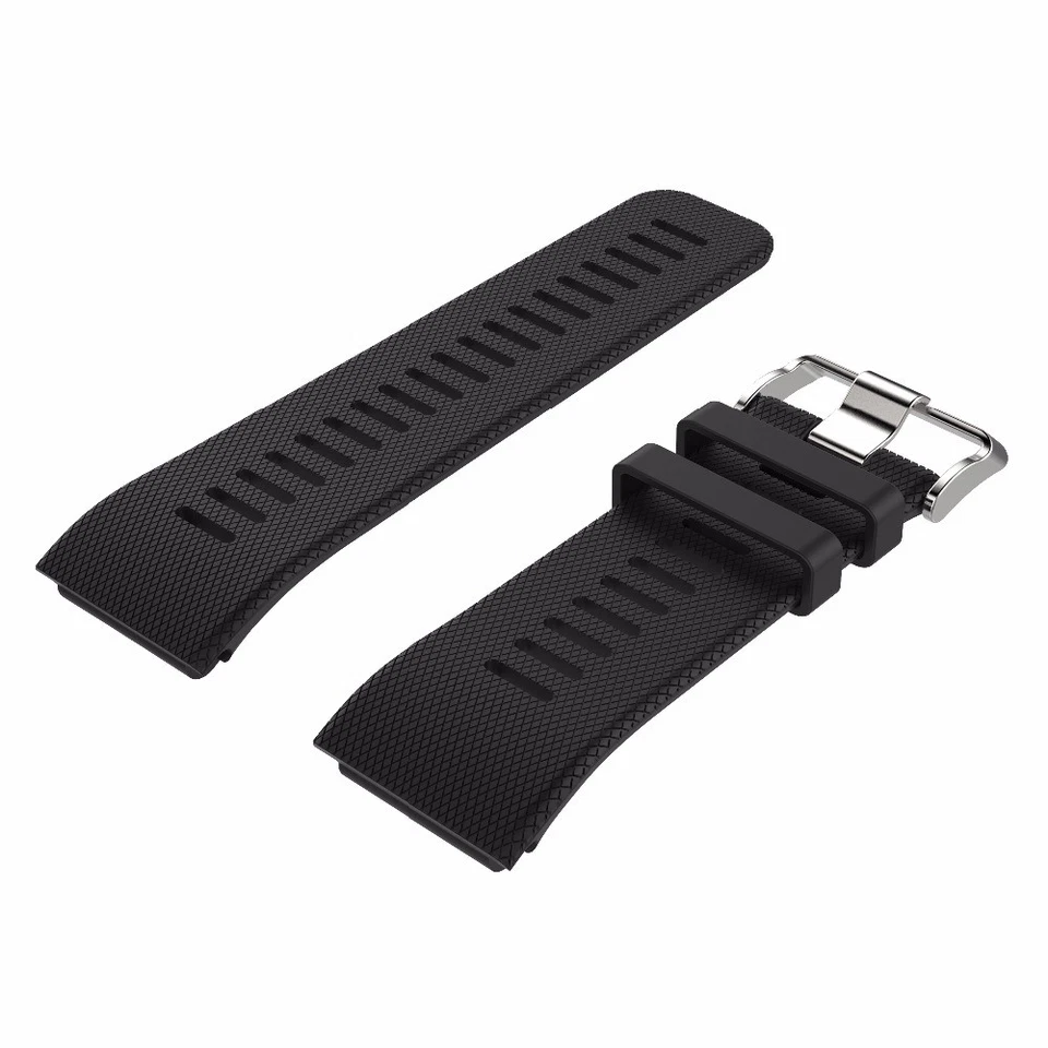 Silikon Ersatz Armband Für Garmin vivoactive HR Sport Fitness Tracker Schwarz - Bild 2 von 4