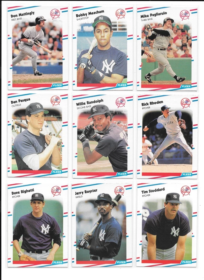 1988 Fleer Baseball Trading Cards / You Choose #s 201 - 400 / mb52 - Image 3 of 4