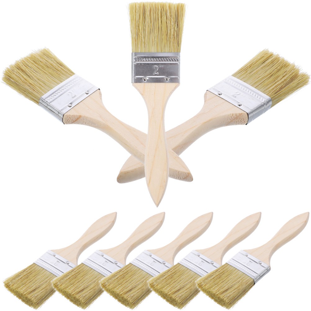 23pcs Wooden Paint Brush Gesso brush Trim Paint Brush Paint Brushes