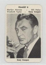 1950s Maple Leaf Gum Filmset Playing Cards Gary Cooper #8 11bd