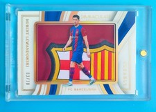2023-24 Panini Immaculate soccer Robert Lewandowski Clearly Patch 3/10