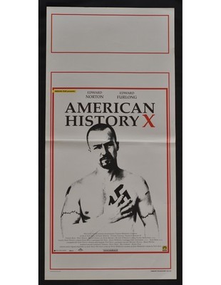 locandina AMERICAN HISTORY X nazismo svastica edward norton tony kaye furlo B15