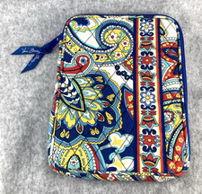 Vera Bradley E-Reader Sleeve Tablet Case Cover Marina Paisley Quilted 1/2 Zipper