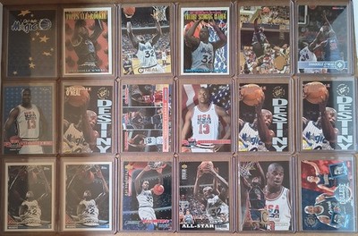 Lot Of 18 SHAQUILLE O'NEAL NBA Cards, Miscut Rookie Error Card, Inserts    