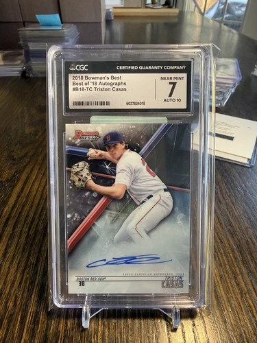 2018 Bowman's Best - Best of 2018 Autographs Triston Casas #B18-TC (AU, RC)