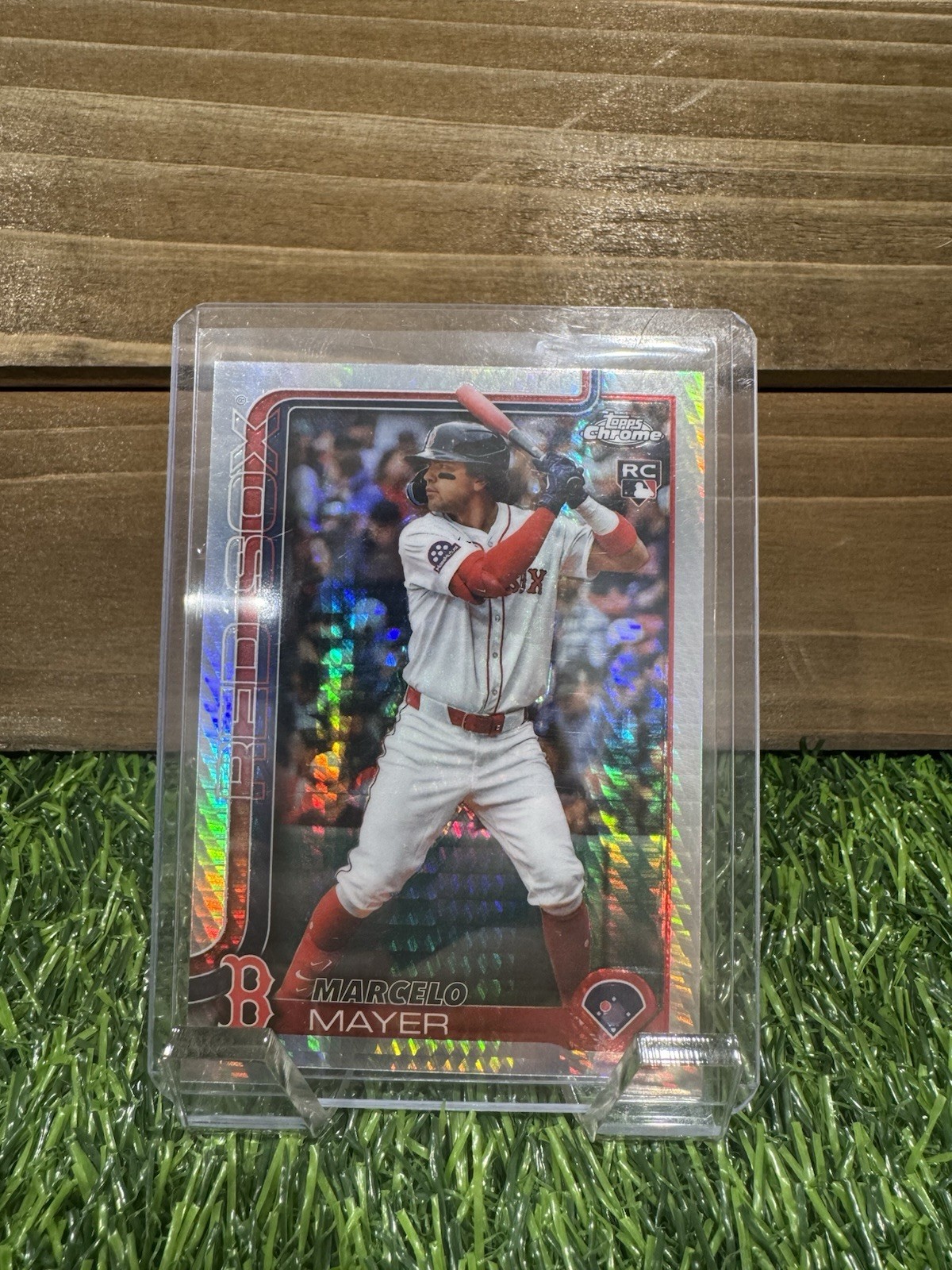 2025 Topps Chrome Update Series - Marcelo Mayer #USC9 Prism Refractor (RC)