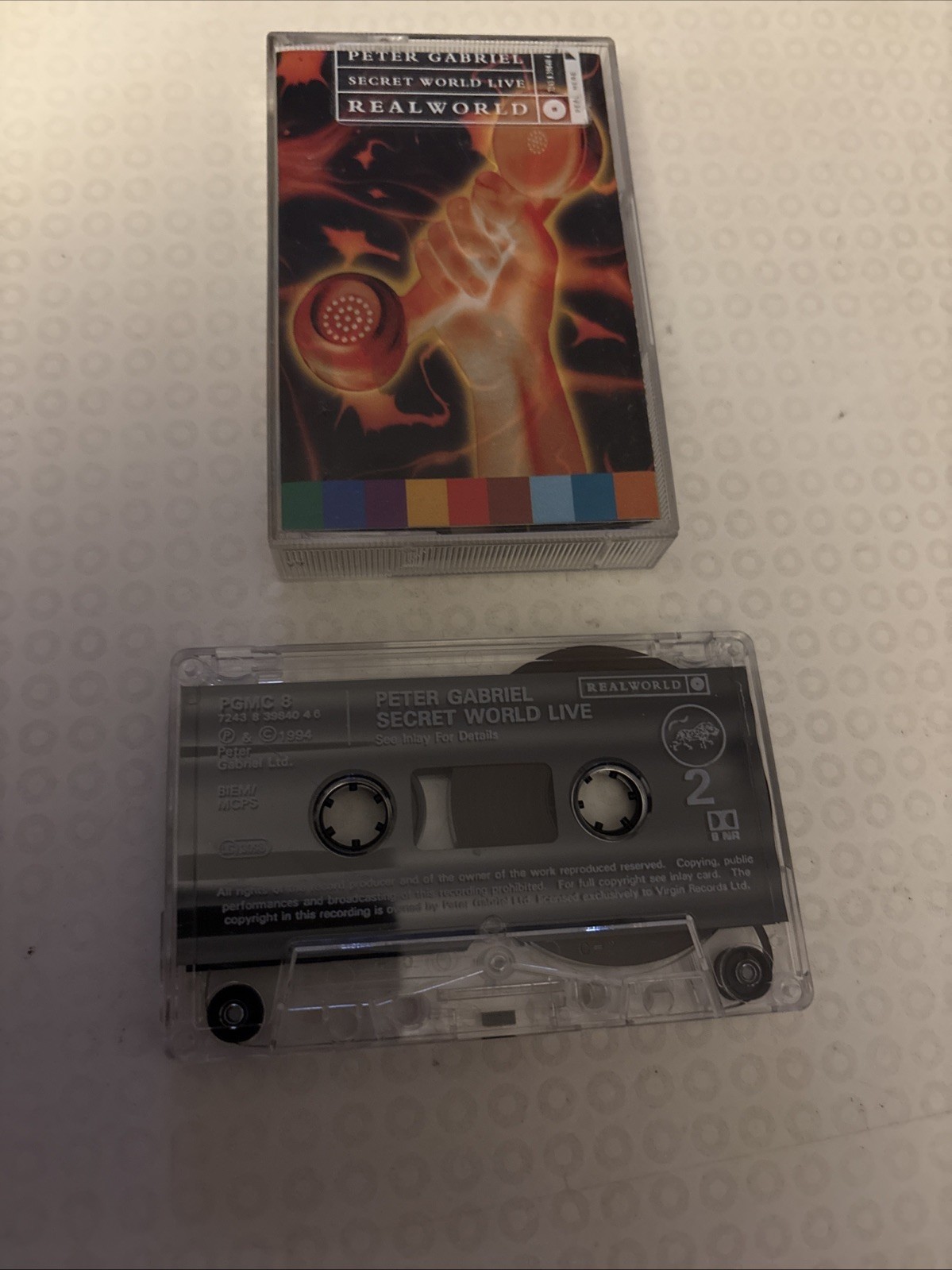 Peter Gabriel Secret World Live Cassette Tape