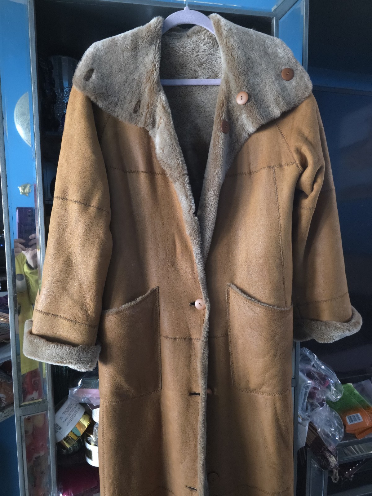 Danier Reversible Shearling Coat - image 1