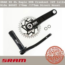 SRAM XX SL Eagle DUB Crankset 34T 1x12s Wide BOOST 170mm /175mm Direct Mount