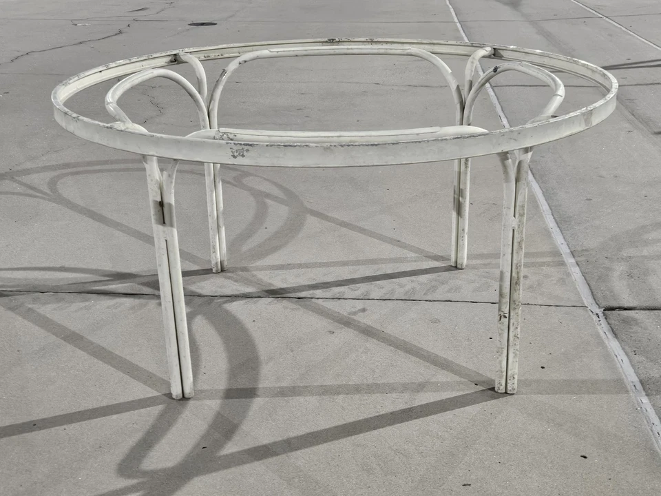 Brown Jordan Kantan Patio Table Outdoor Dining 48" Vintage Midcentury  - Image 4 of 4