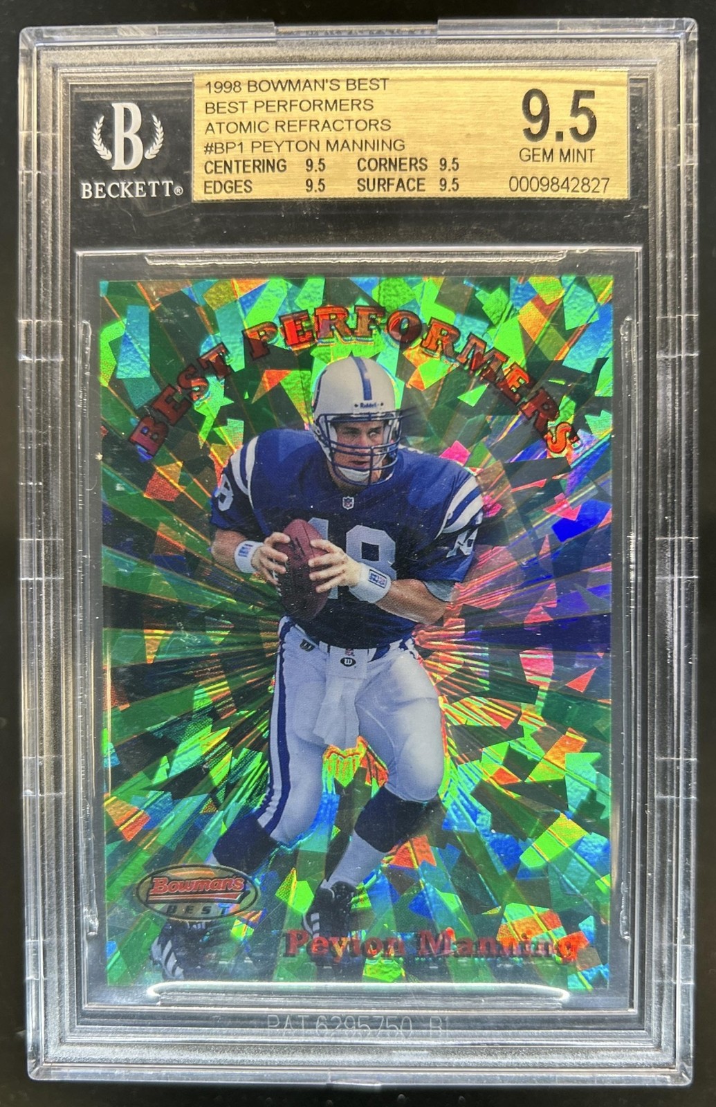 Peyton Manning Bowman #1 Refractor