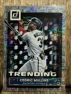 2022 Panini Donruss Cedric Mullins #T-4 Trending Vector Parallel Orioles