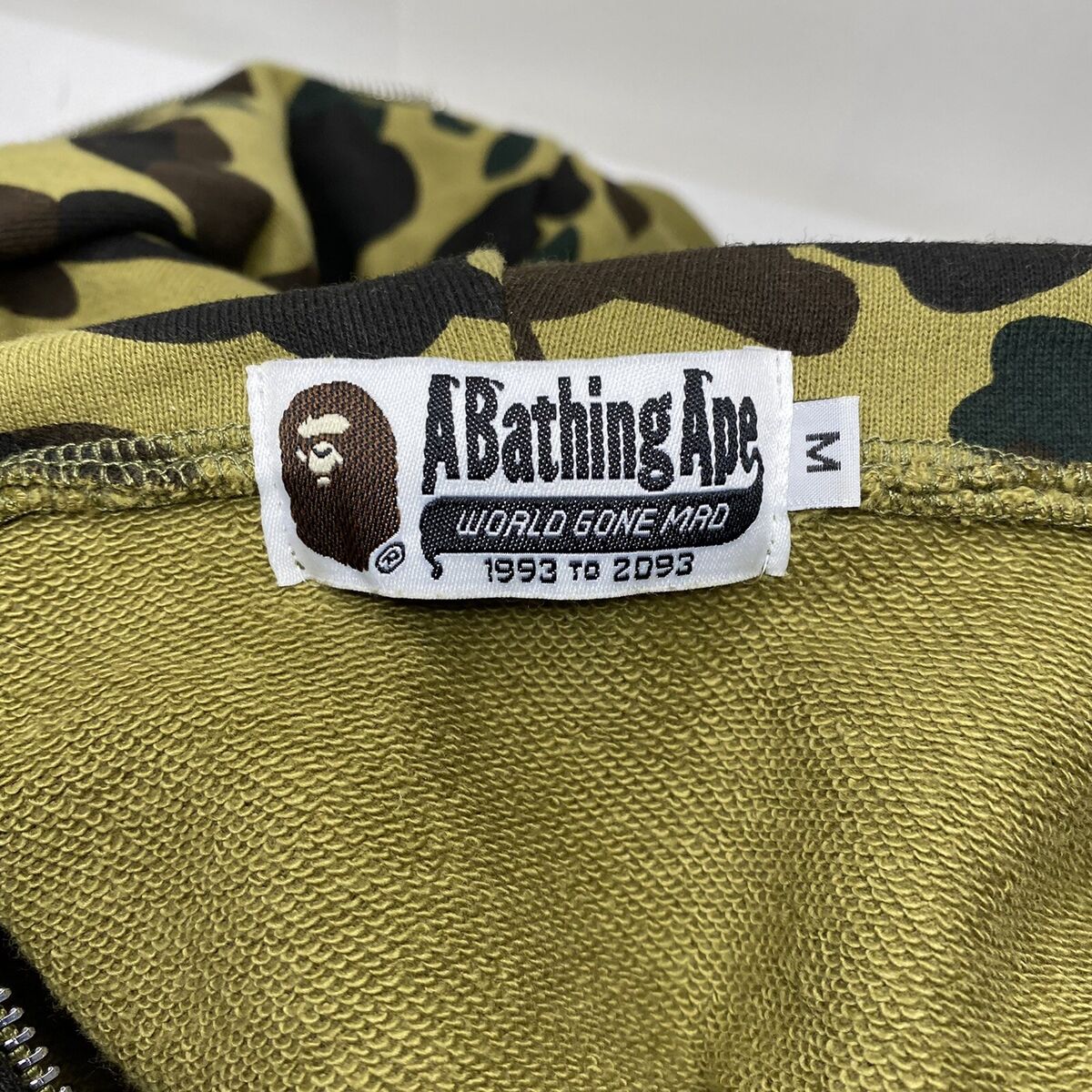 Bape By A Bathing Ape Men's M Camo Shark Full Zip Hoodie Bape By A Bathing Ape Men's M Camo Shark Full Zip Hoodie