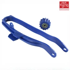 For YAMAHA YZ125 250F 250FX WR450F Swingarm Chain Slider Guide w/ Bottom Roller