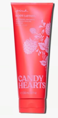 VICTORIA S SECRET PINK CANDY HEARTS FRAGRANCE BODY LOTION CREAM 8 oz NEW
