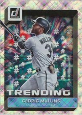 Cedric Mullins 2022 Panini Donruss Trending Diamond #T-4 Baltimore Orioles