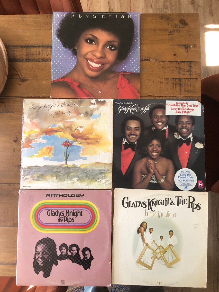 Gladys Knight & The Pips 5 Vinyl Lot JC35704, BDS5612