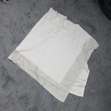 La Fiorentina Beige Shawl Womens One Size Beige Rhinestones  Boho Hipster New