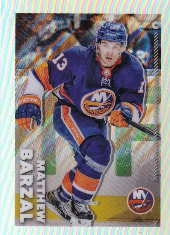 2022-23 Topps Chrome Refractor Sticker #312 Matthew Barzal /99 MADE