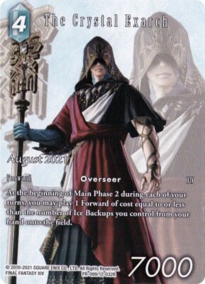 The Crystal Exarch Full Art - PR-099/12-032R - NM - Final Fantasy | eBay